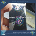 Customized color rolled metallic hot foil security hologram sticker roll